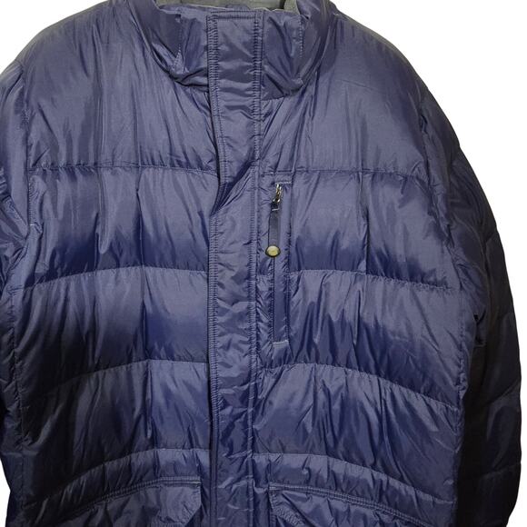 NWOT LL Bean Mountain Classic Down Parka Hooded Blue Downtek Puffer Mens XLarge - Picture 5 of 10
